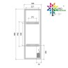 300WATT PANNELLO INFRAROSSI RADIANTE STANDAR 30X90