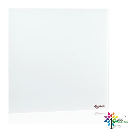 400WATT PANNELLO INFRAROSSI RADIANTE VETRO BIANCO 60X60 ONDA LUNGA
