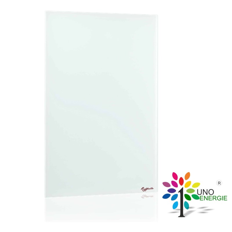 600W PANNELLO INFRAROSSI RADIANTE VETRO BIANCO 60X90