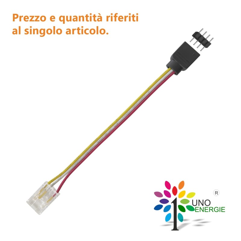 CONNETTORE RAPIDO PER CONTROLLER E STRISCE  LED CCT
