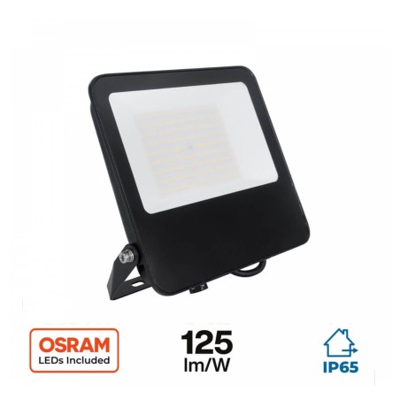 FARO LED 10W/20W/30W/50W/100W/200W/300W IP65, 125lm/W - LED OSRAM BLACK