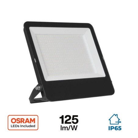 FARO LED 10W/20W/30W/50W/100W/200W/300W IP65, 125lm/W - LED OSRAM BLACK