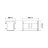 CONNETTORE LINEARE PER PLAFONIERE UNLO2141/2PN