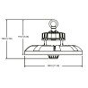 Campana LED 100/150/200W IP65, 180lm/W No Flickering, 1-10V - PHILIPS XITANIUM