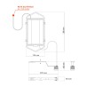 Kit di Emergenza per Campane LED 1.120lm, Auto Test, Autonomia 3h