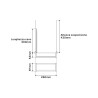 CAMPANA LINEARE 50W/100W/150W/200W SOSPESA OSRAM CHIPVLED 110LM/W