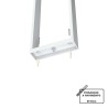 Paletto da giardino Solare Bianco con Sensore di Mov. 80cm serie VELATEMPERATURA COLORE LUCE 4000K