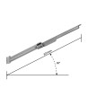 Armatura LED Solare 4000K 4000 lm, Autonomia 12 ore, con Telecomando e Braccio