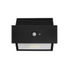 Applique LED Solare Nera, Rettangolare, con Sensore di Movimento TEMPERATURA COLORE 4000K