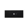 Applique LED Solare Nera, Rettangolare, con Sensore di Movimento TEMPERATURA COLORE 4000K