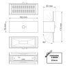 Applique LED Solare Bianca con Sensore Crepuscolare Incluso TEMPERATURA COLORE LUCE 4000K