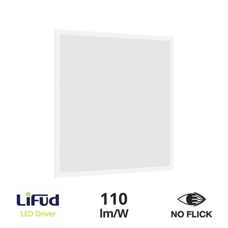 Pannello LED 60x60 40W IP40 No-Flickering - LIFUD Driver