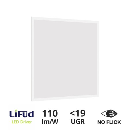 Pannello LED 60x60 40W IP40 UGR19 No-Flicker - LIFUD Driver