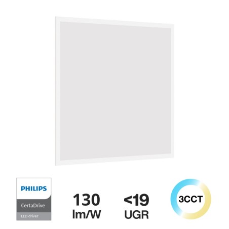 Pannello LED 60x60 42W CCT Bianco Variabile UGR19 - PHILIPS CertaDrive