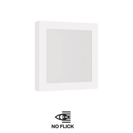 Plafoniera LED Slim Quadrata 20W 2.000lm no Flickering 225x225mm