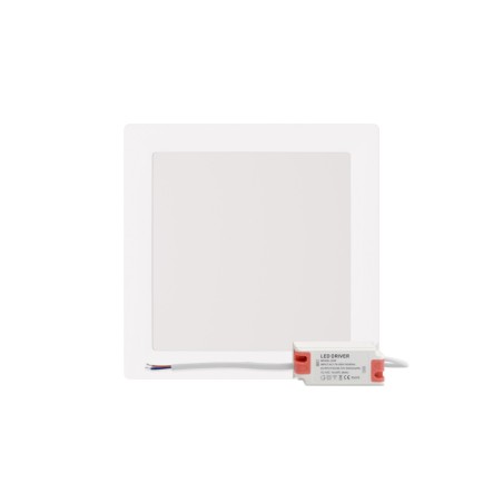 Plafoniera LED Slim Quadrata 20W 2.000lm no Flickering 225x225mm