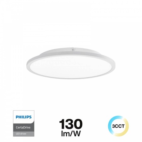 Plafoniera LED 36W Ø400mm PHILIPS CERTADRIVE Bianca 4.680lm CCT