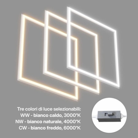 Pannello LED a Cornice 60x60 44W, CCT, 110lm/W, No Flickering - PHILIPS CertaDrive