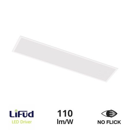 Pannello LED 120x30 40W IP40 No-Flickering - LIFUD Driver