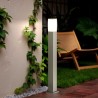 Paletto da Giardino 100cm in acciaio INOX, IK06, IP54 base E27