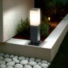 Paletto da Giardino 40cm in acciaio inox NERO, IK06, IP54, base E27