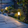 Paletto da Giardino 40cm in acciaio inox NERO, IK06, IP54, base E27