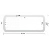 Kit cornice per incasso lampada mod. EMER-150