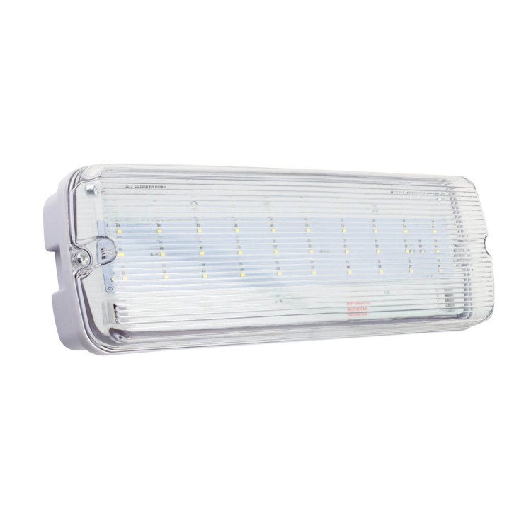 Lampada Emergenza LED S.E. da Soffitto o Parete IP65 - Serie Lux