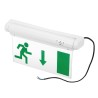 Lampada di Emergenza a Bandiera S.A., Autotest, 4 installazioni in 1 Bianco Freddo 6.000K