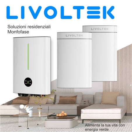 PROMO KIT MONOFASE DA 3kW + ACCUMULO DA 5,12kWh LIVOLTEK