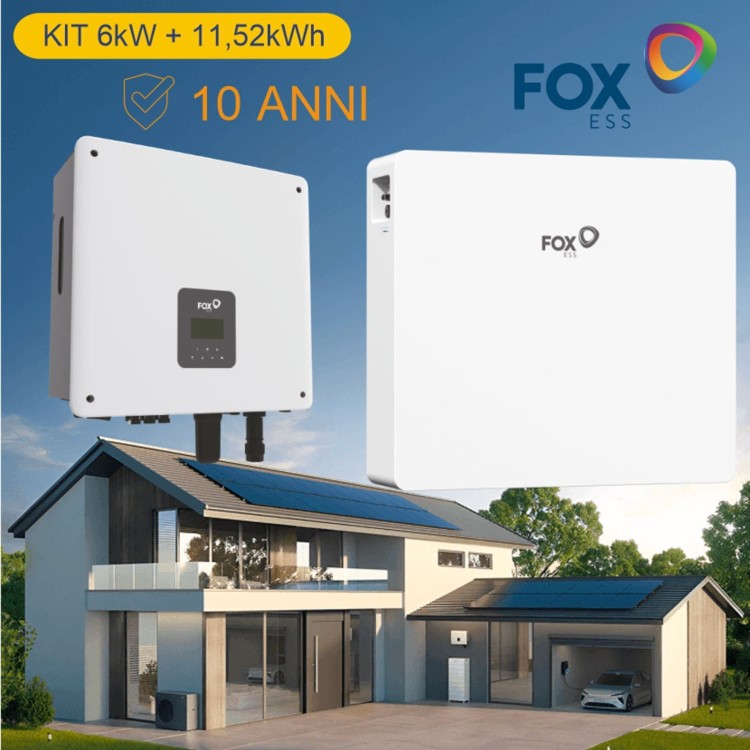 KIT MONOFASE DA 6kW +...