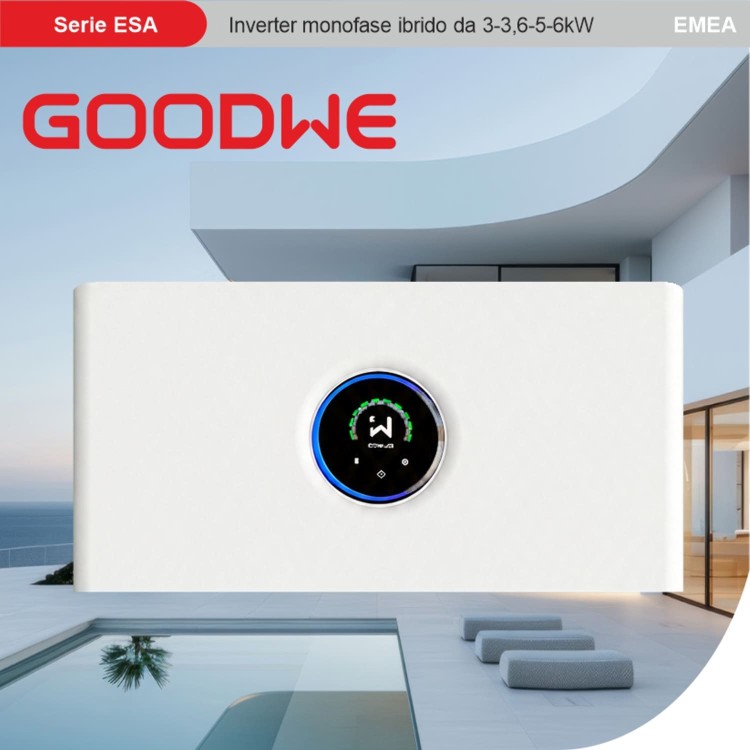 INVERTER DA 3-3,6-5-6KW PER SISTEMA ALL IN ONE MONOFASE GOODWE