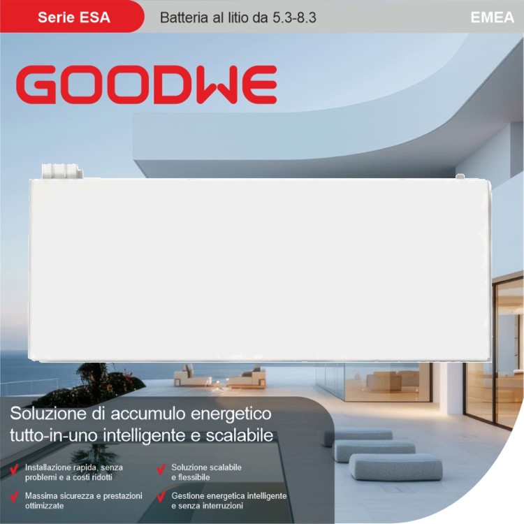 BATTERIA AL LITIO GOODWE DA 5/8KWH O  PER SISTEMA ALL IN ONE MONOFASE GOODWE